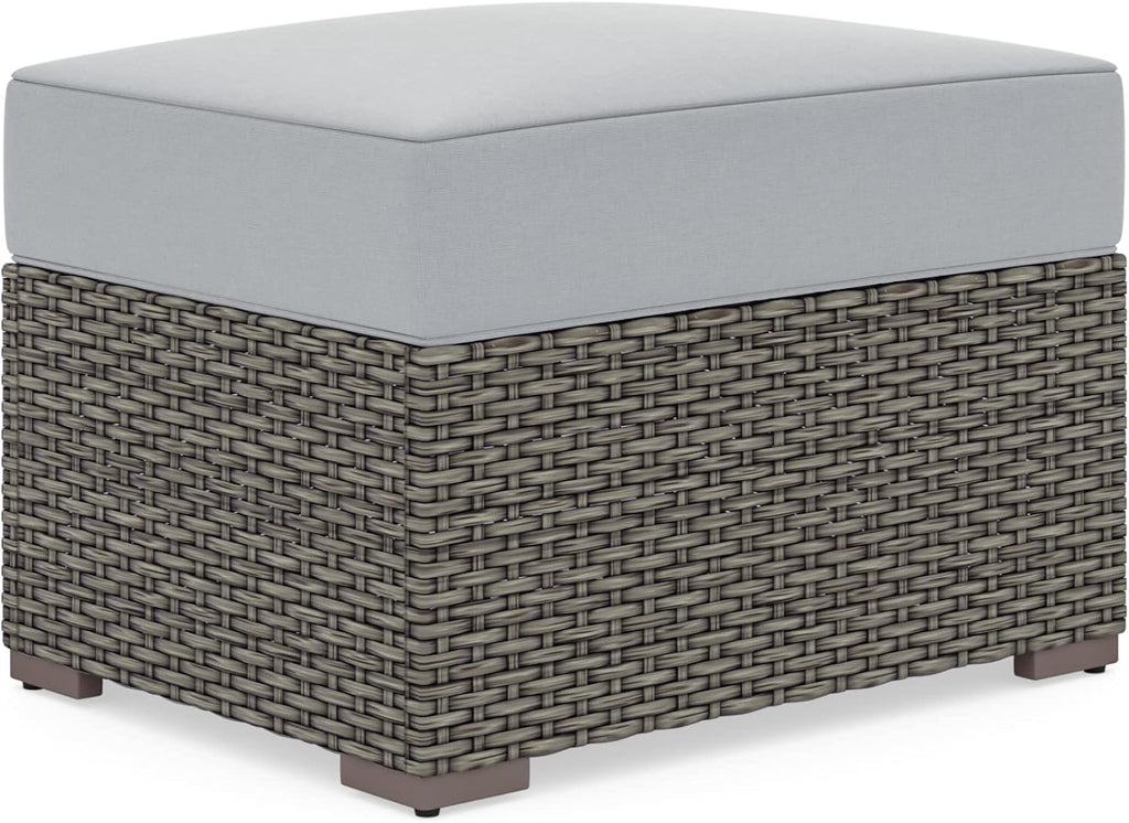 Brown Outdoor Ottoman Y9017