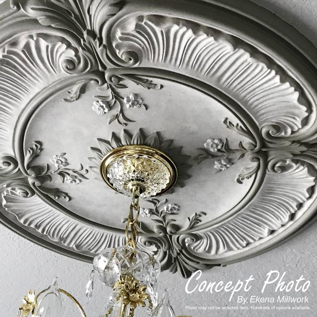 13 1/4x22OD x 1/2x22P Ceiling Medallion Q200