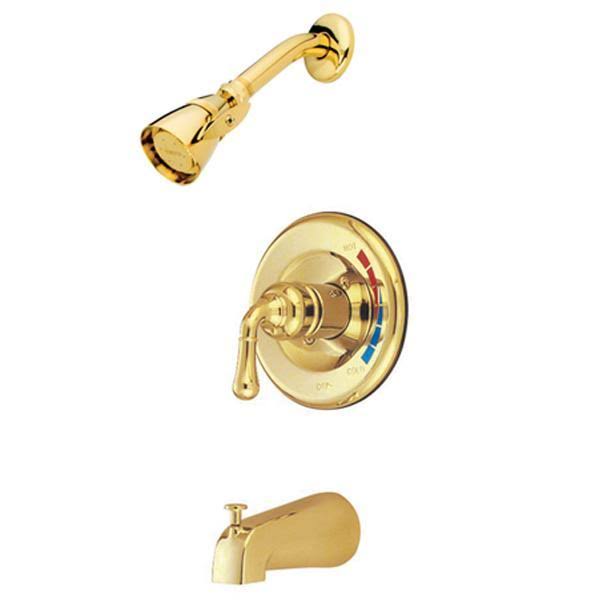 Tub and Shower Faucet with Showerhead, Satin Nickel Q71749