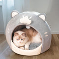 Cat Bed with Plush Ball Inner Cushion Machine Wash N228