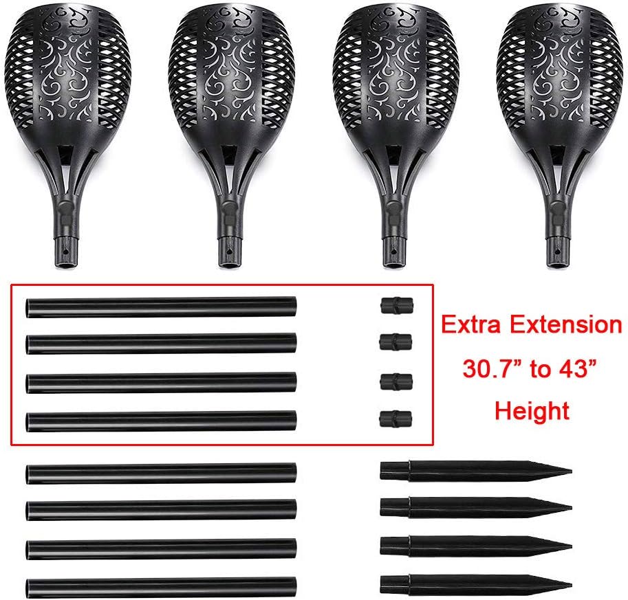 43 LED Solar Torch Lights (6 Pack) G68227