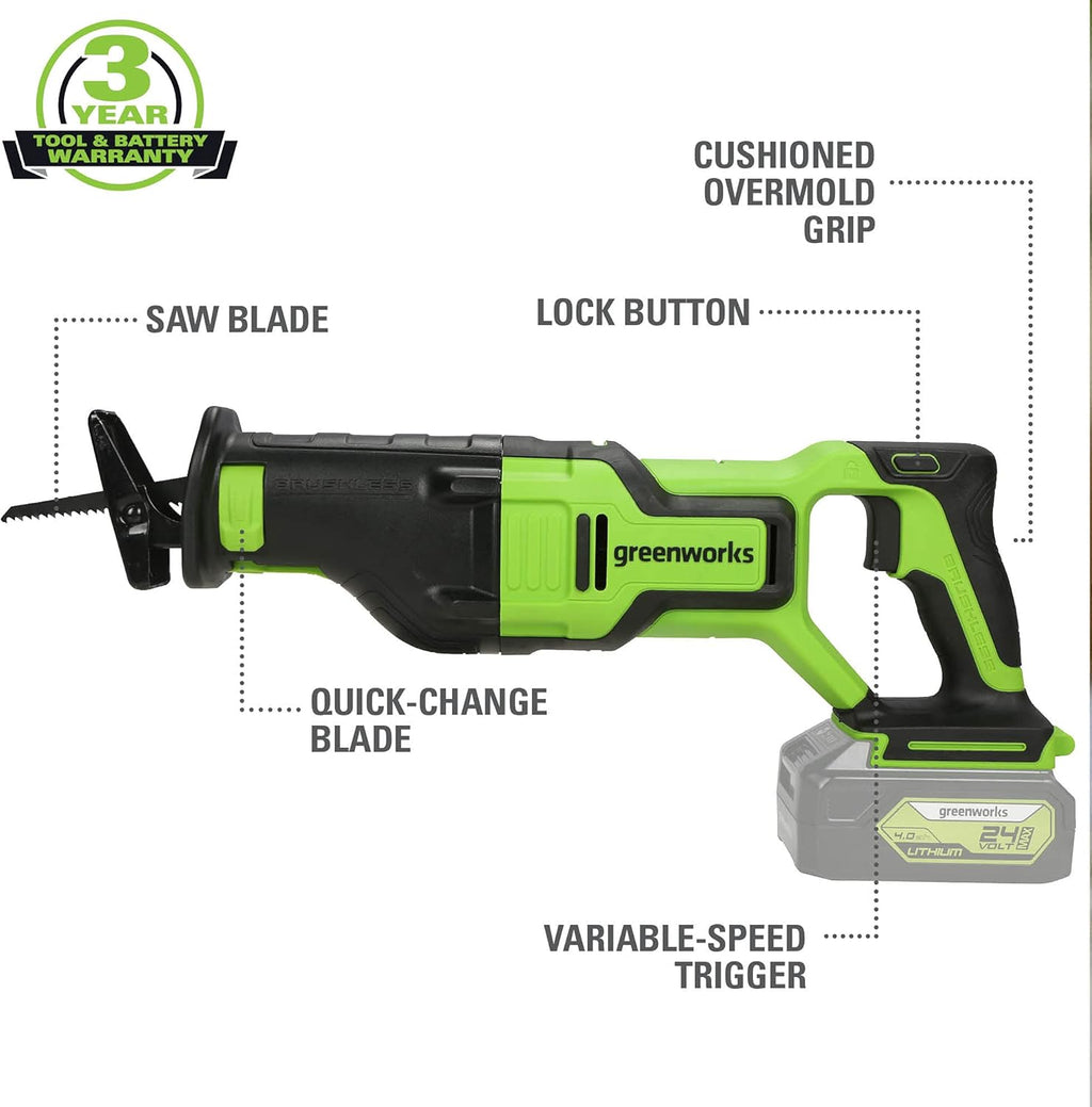 24V Reciprocating Saw, Tool Only, Pack of 2 K5767