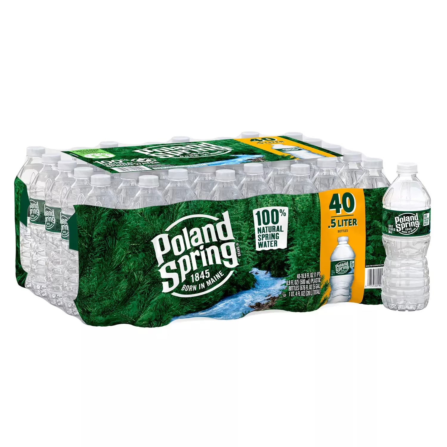 16.9oz / 40pk Natural Spring Water Z3512