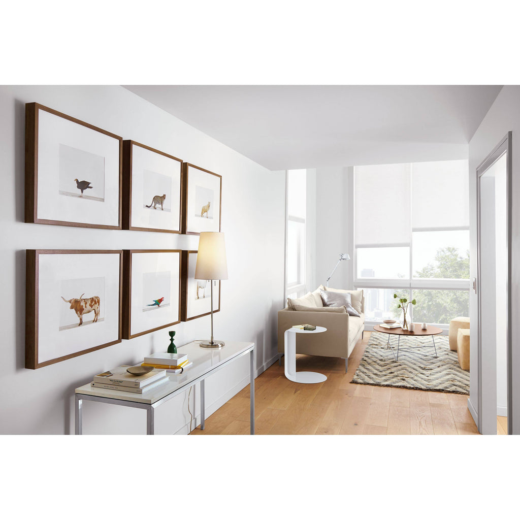 White Parsons Console Table with Quartz Top G39491