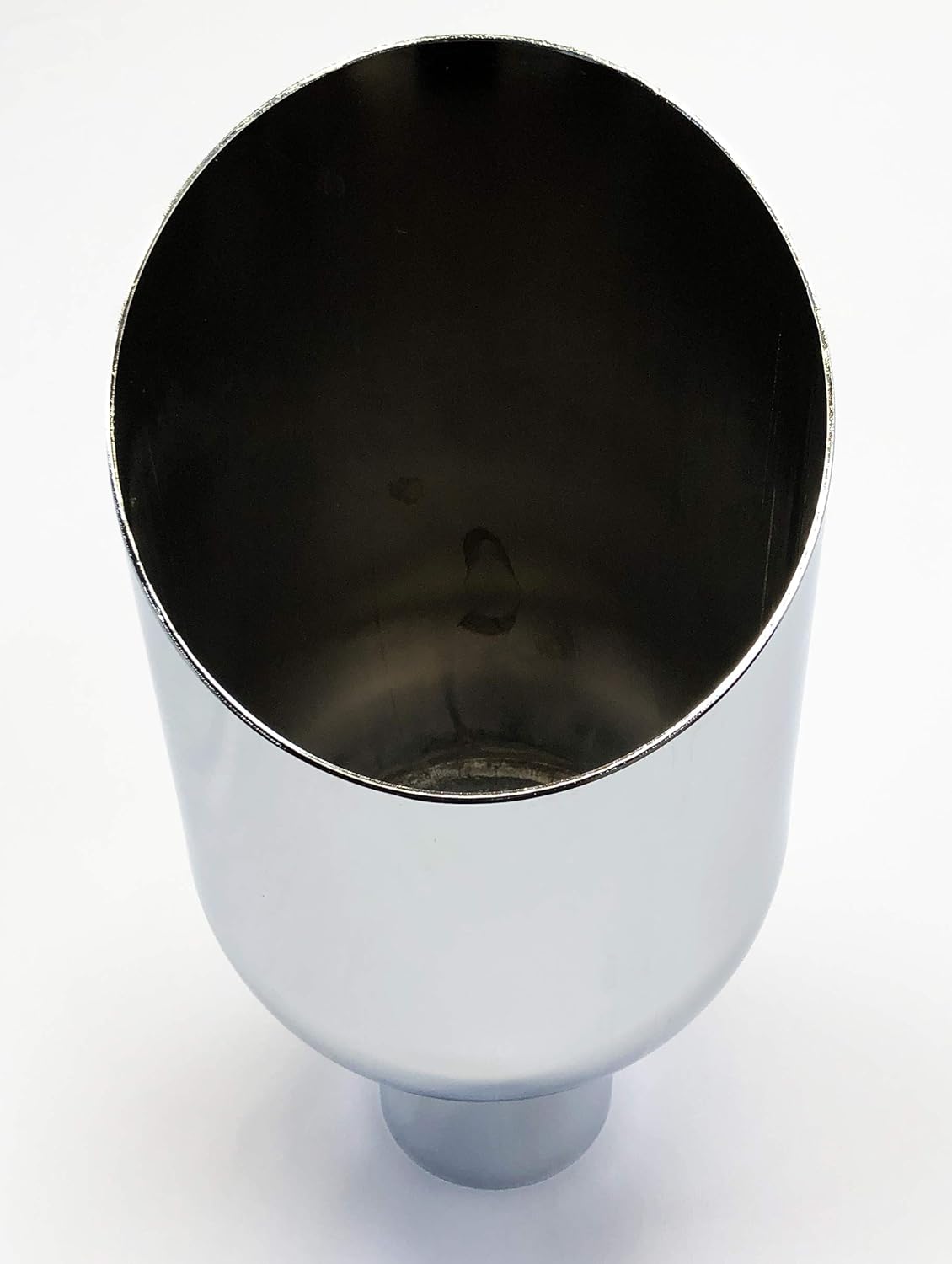 Chrome Slant Exhaust Tip 2.25" Inlet 5.00" Outlet 24.00" Long U56371