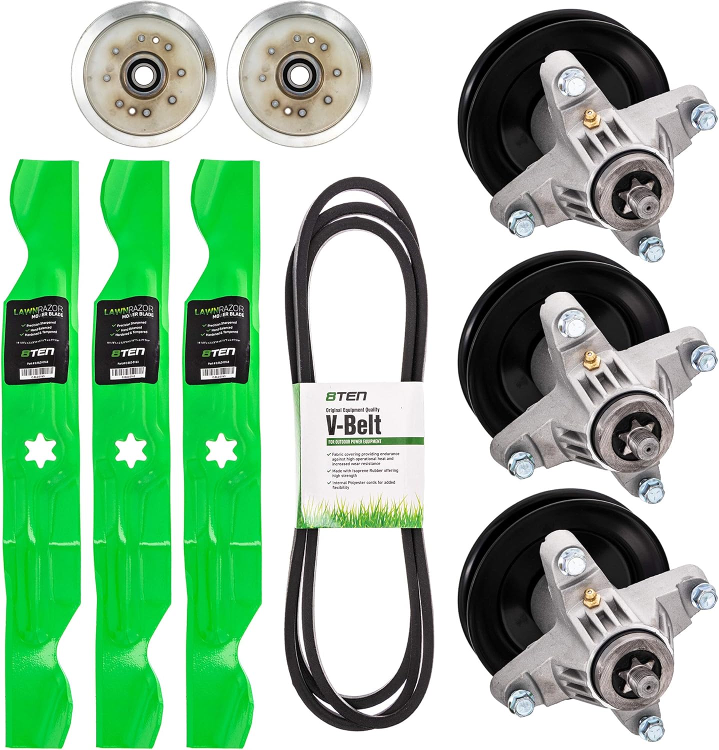 Deck Rebuild Kit Blade Spindle Belt Idler S266