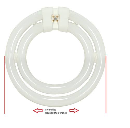 3000K 55-Watt 4 Pin T9 2C Circline Lamp V63276