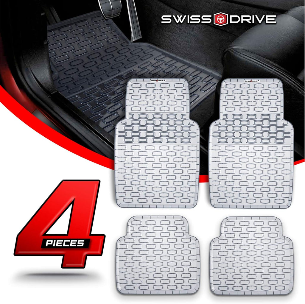 4 pcs Rubber Car Floor Mats X981833