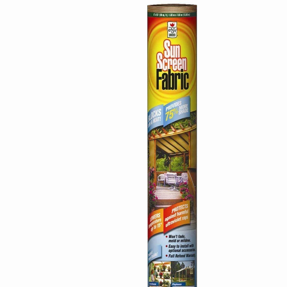 Saddle Tan Sun Screen Fabric Shade Canopy G6943