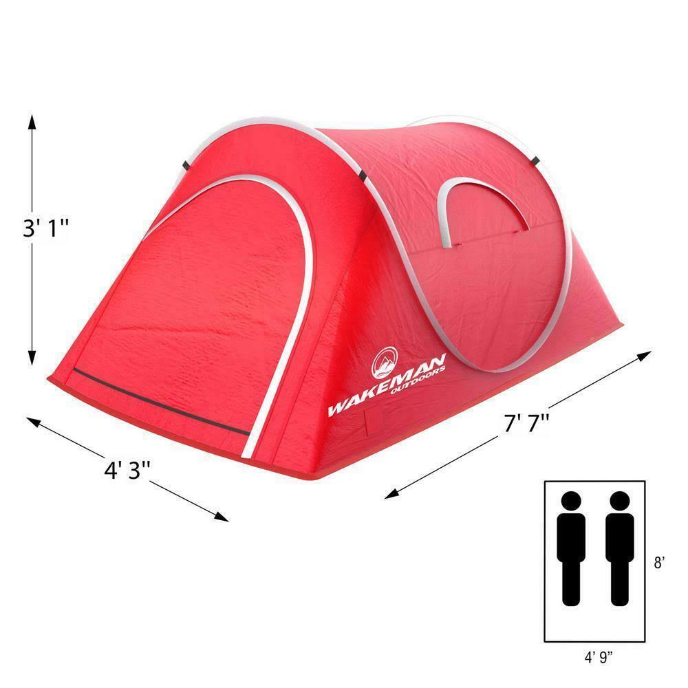 Red Pop-Up Tent with Carry Bag D118726