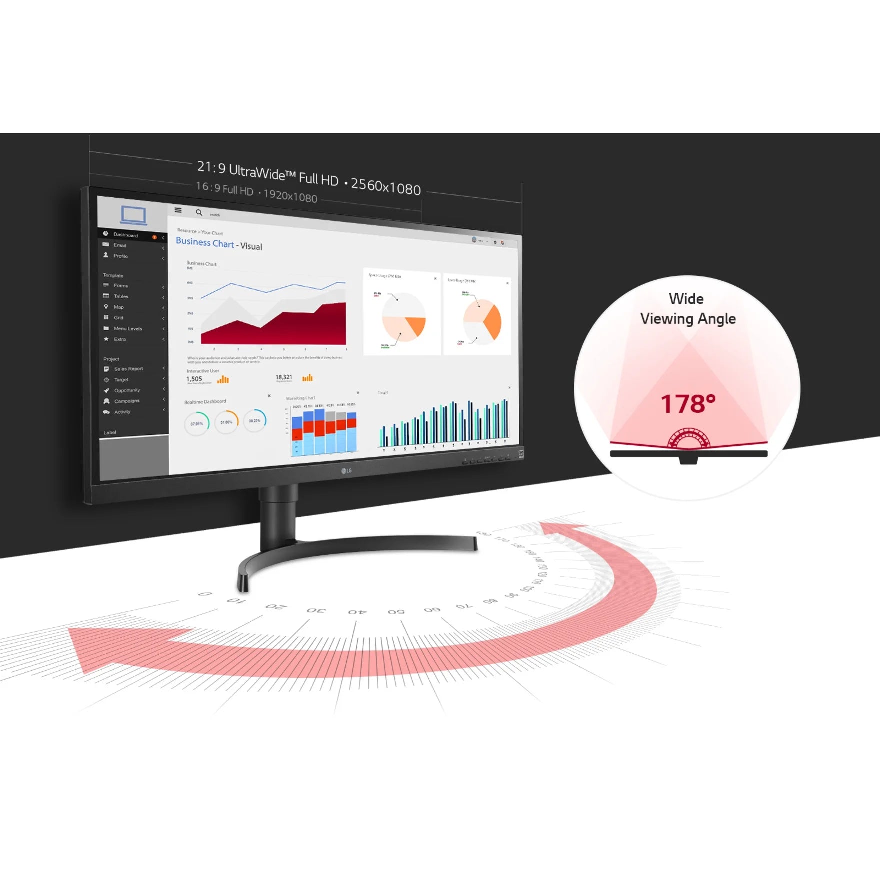 34 Lg Fullhd 2560x1080 Ultrawide Ips Led Monitor Y625