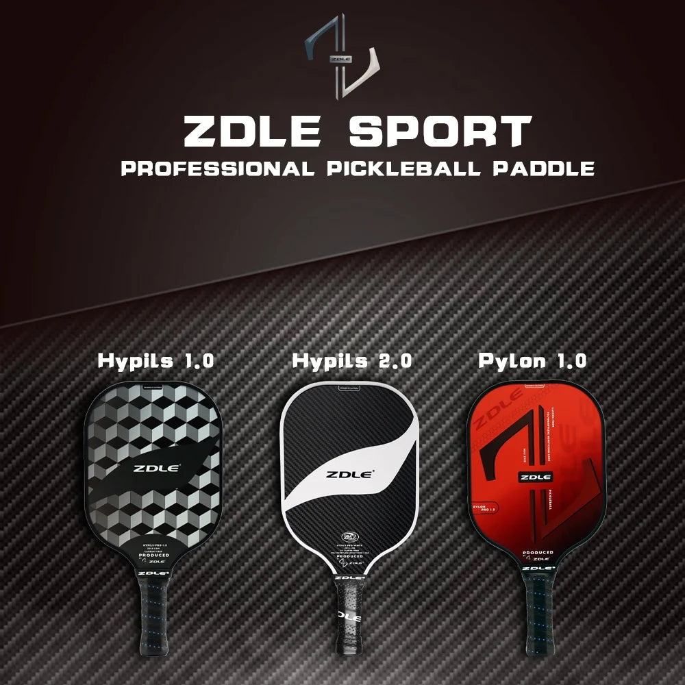 Graphite Pickleball Paddle Set with 3K Carbon Fiber Polymer Honeycomb Core R57450