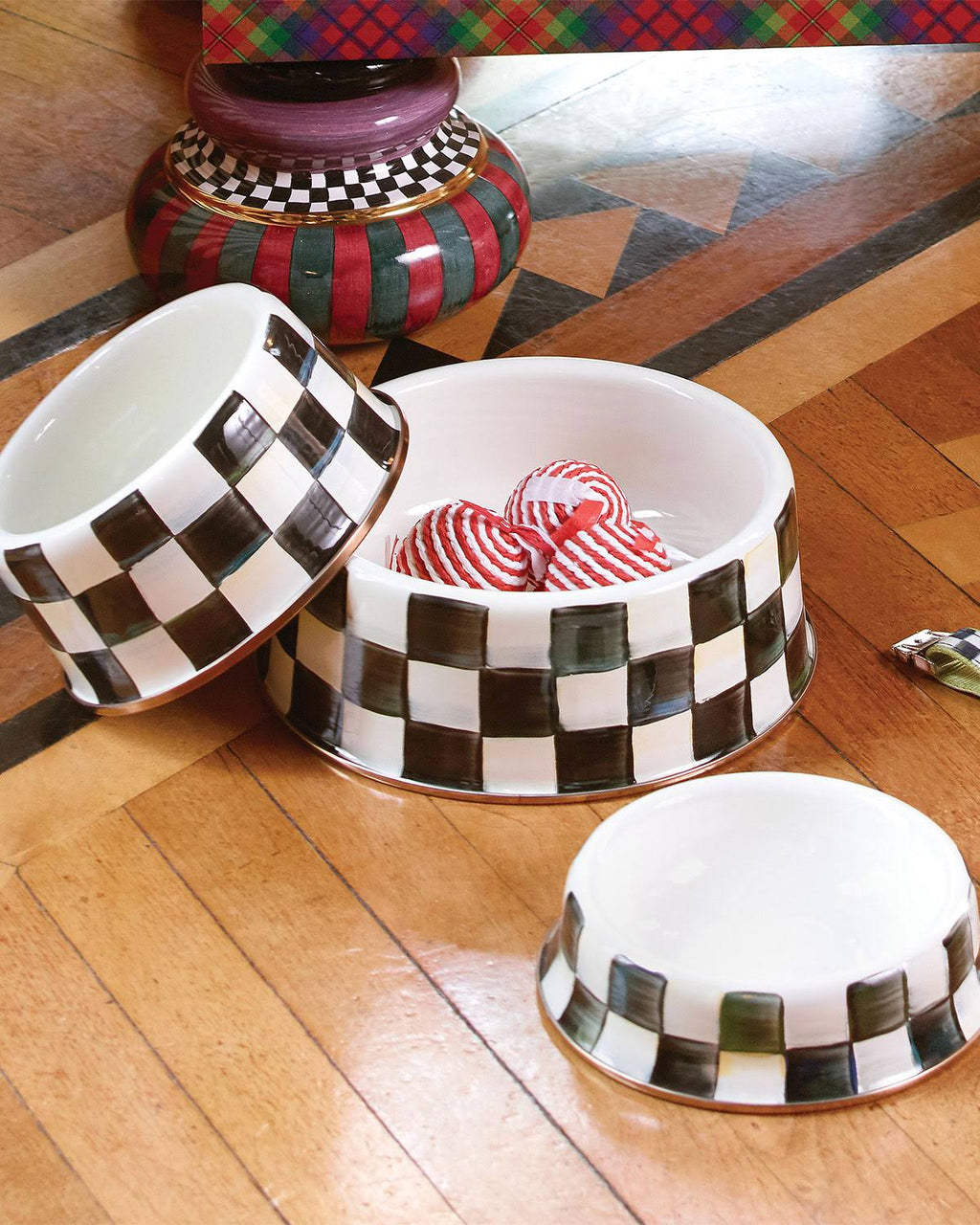 Enamel Cat Dish B448