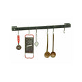 Hammered Steel Wall Mounted Pot Rack K43251