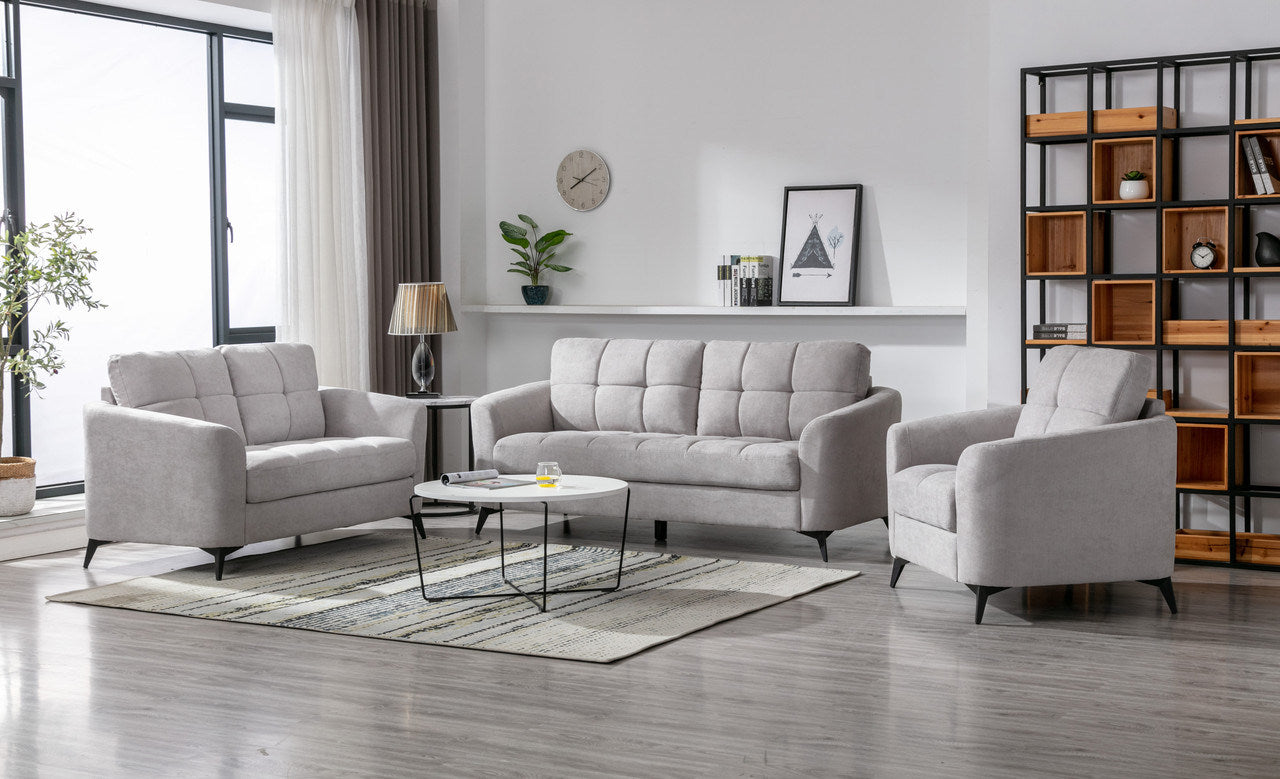 Callie Velvet Fabric Living Room Set M336748