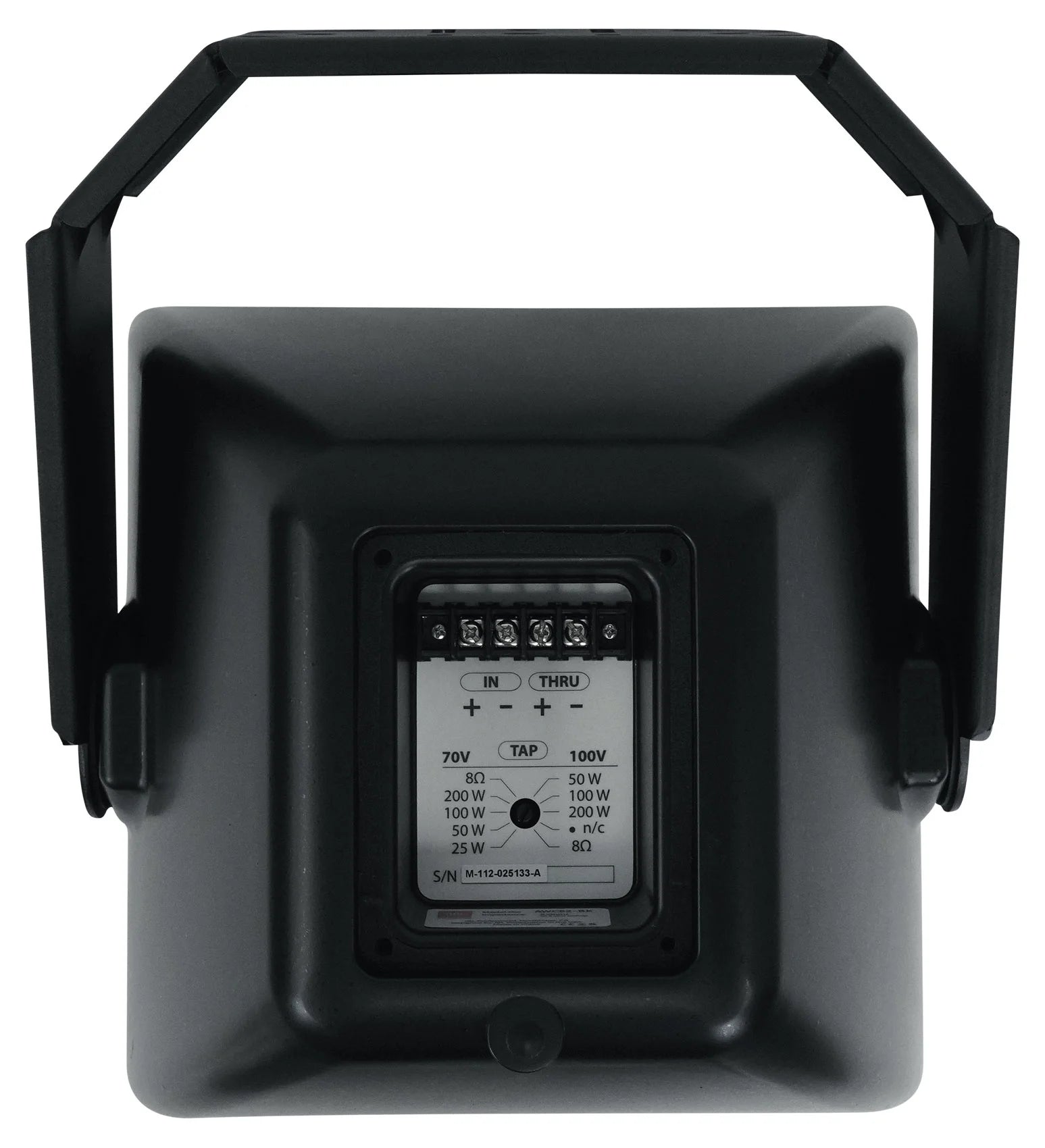 8" Black Indoor/Outdoor Surface Mount Commercial Speakers X3628