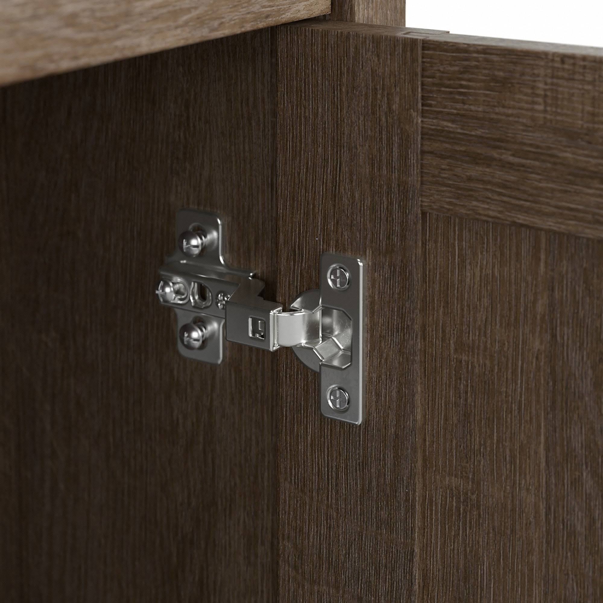 Ash Brown Accent Storage Cabinet with Doors D927