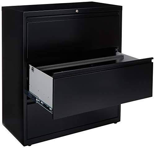 Black Lateral File Cabinet O591892