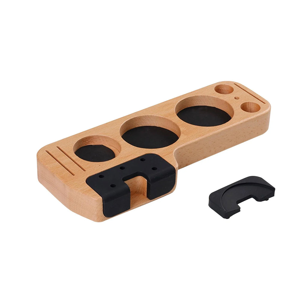 Coffee Tamping Station Espresso Tamper Holder Wooden 58mm I714
