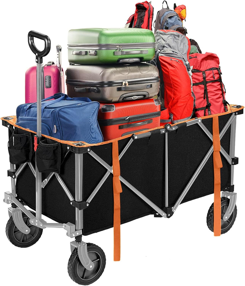 Folding Wagon Cart with Wheels J797962