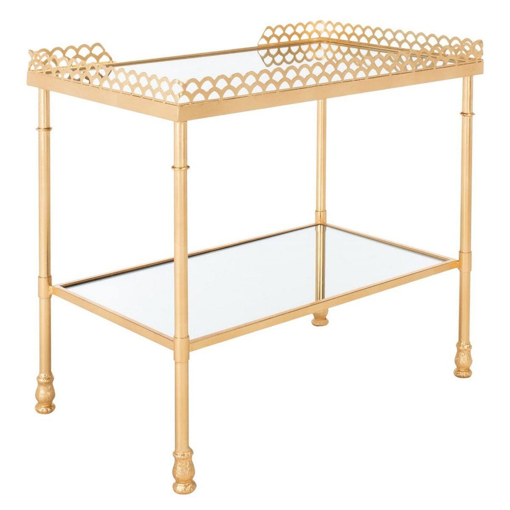 Gold Leaf 2 Shelf Table M5270