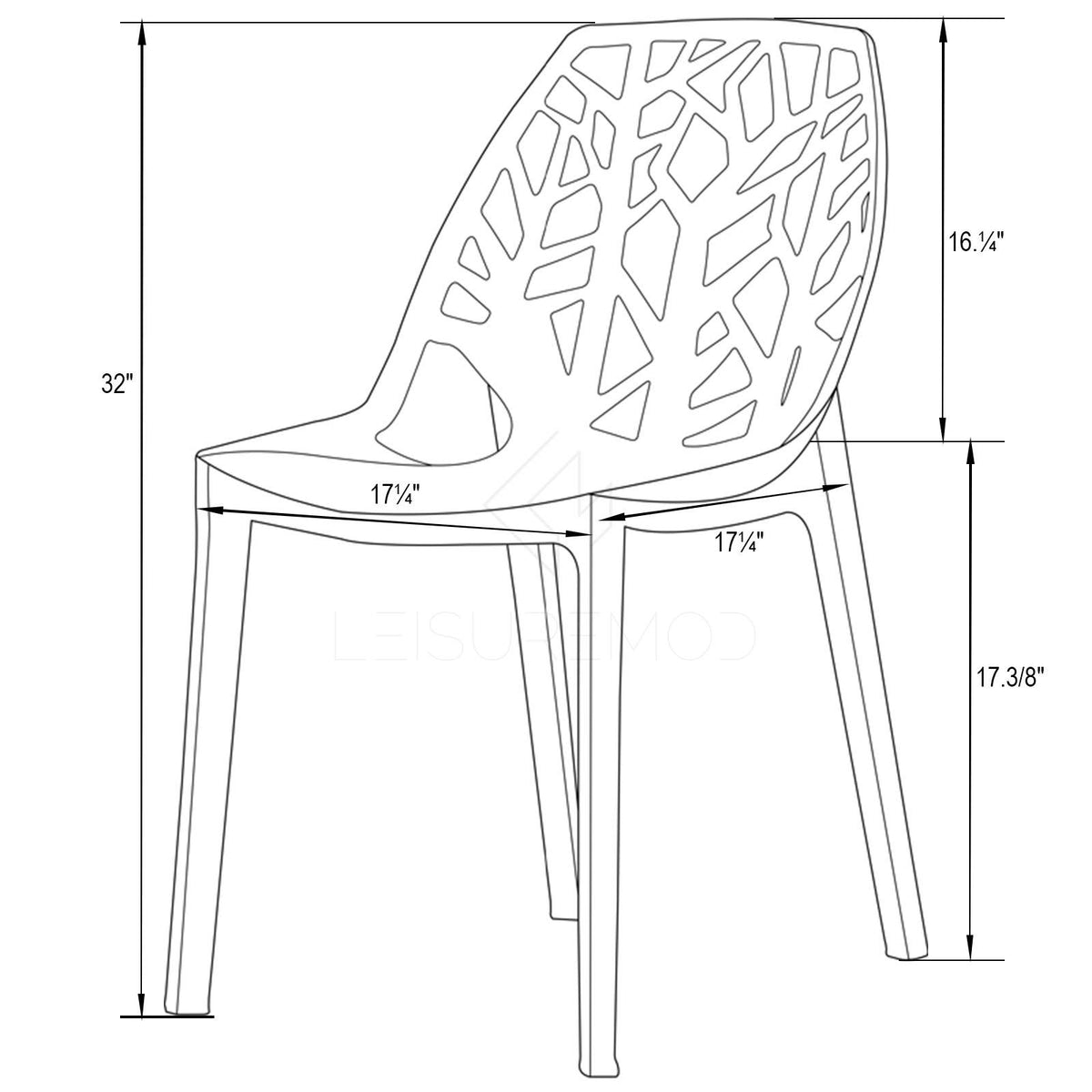 Modern Cornelia Dining Chair B3837