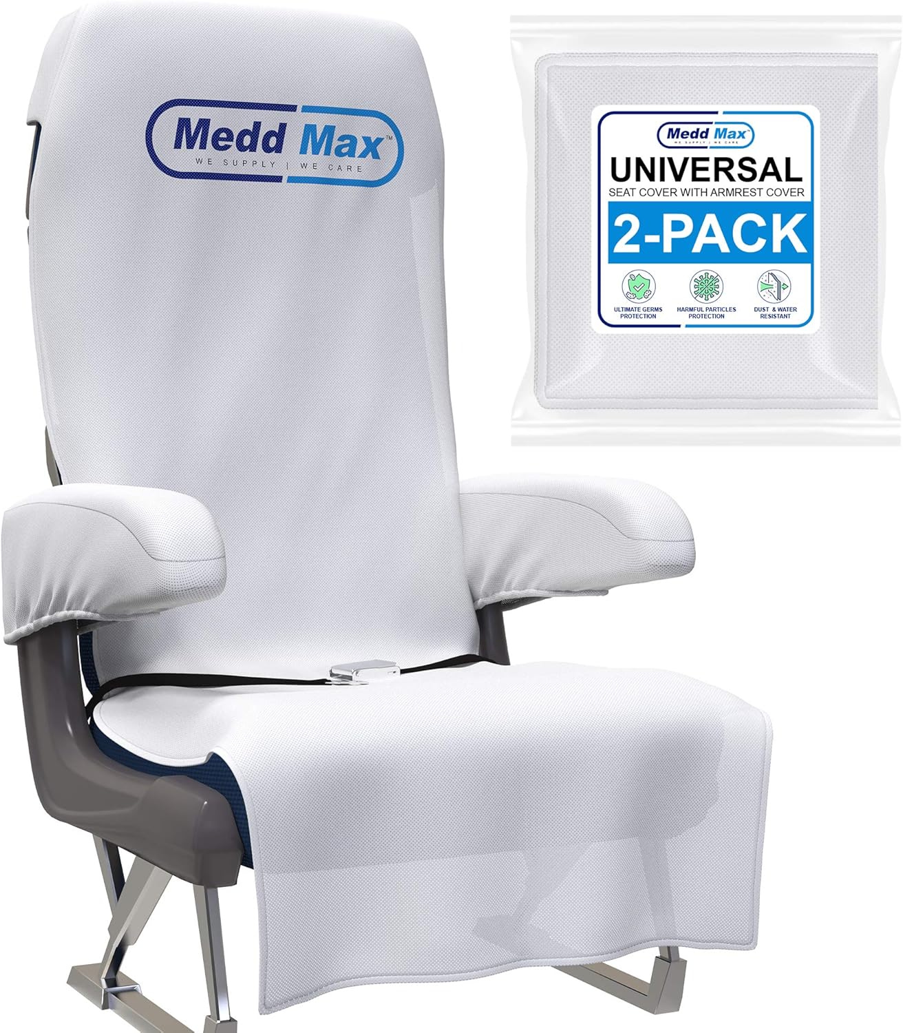 Pink Disposable Airplane Seat Covers, Pack of 2 N635