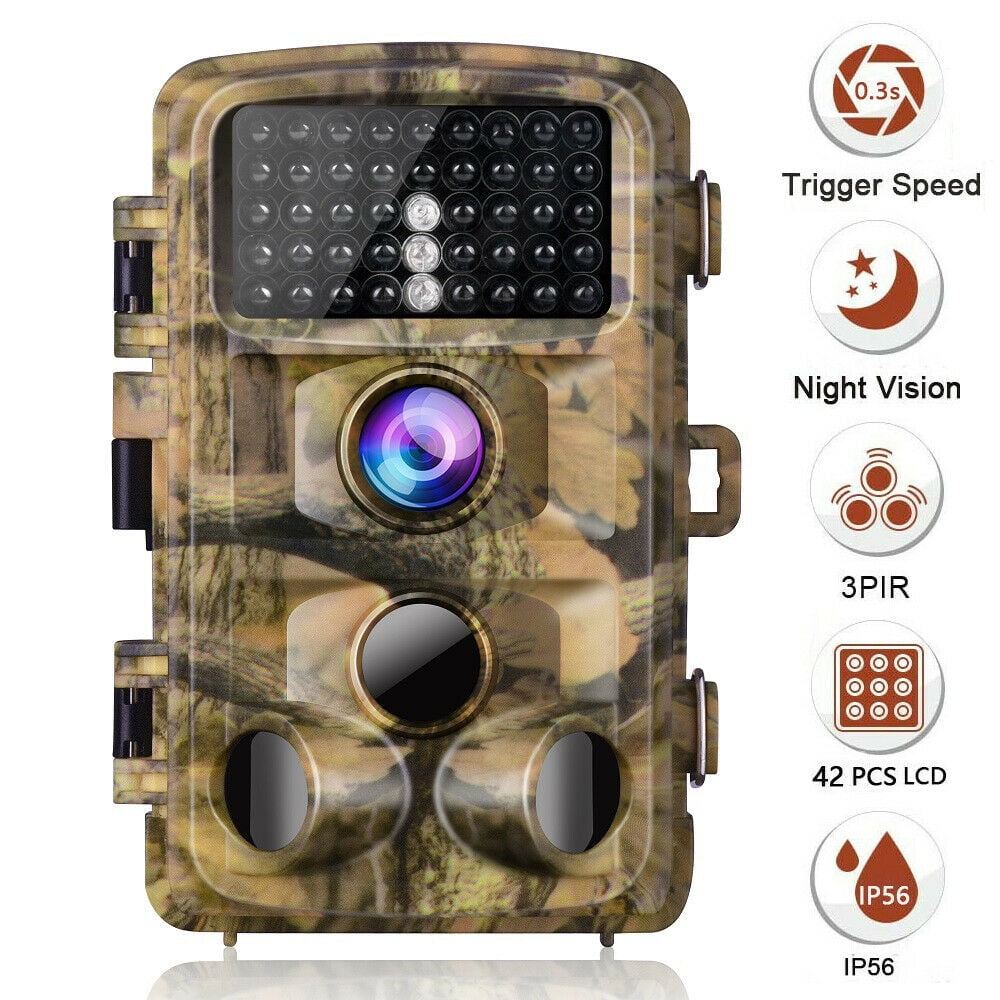 1080P Waterproof Game Camera with Night Vision and SD Card Z1624
