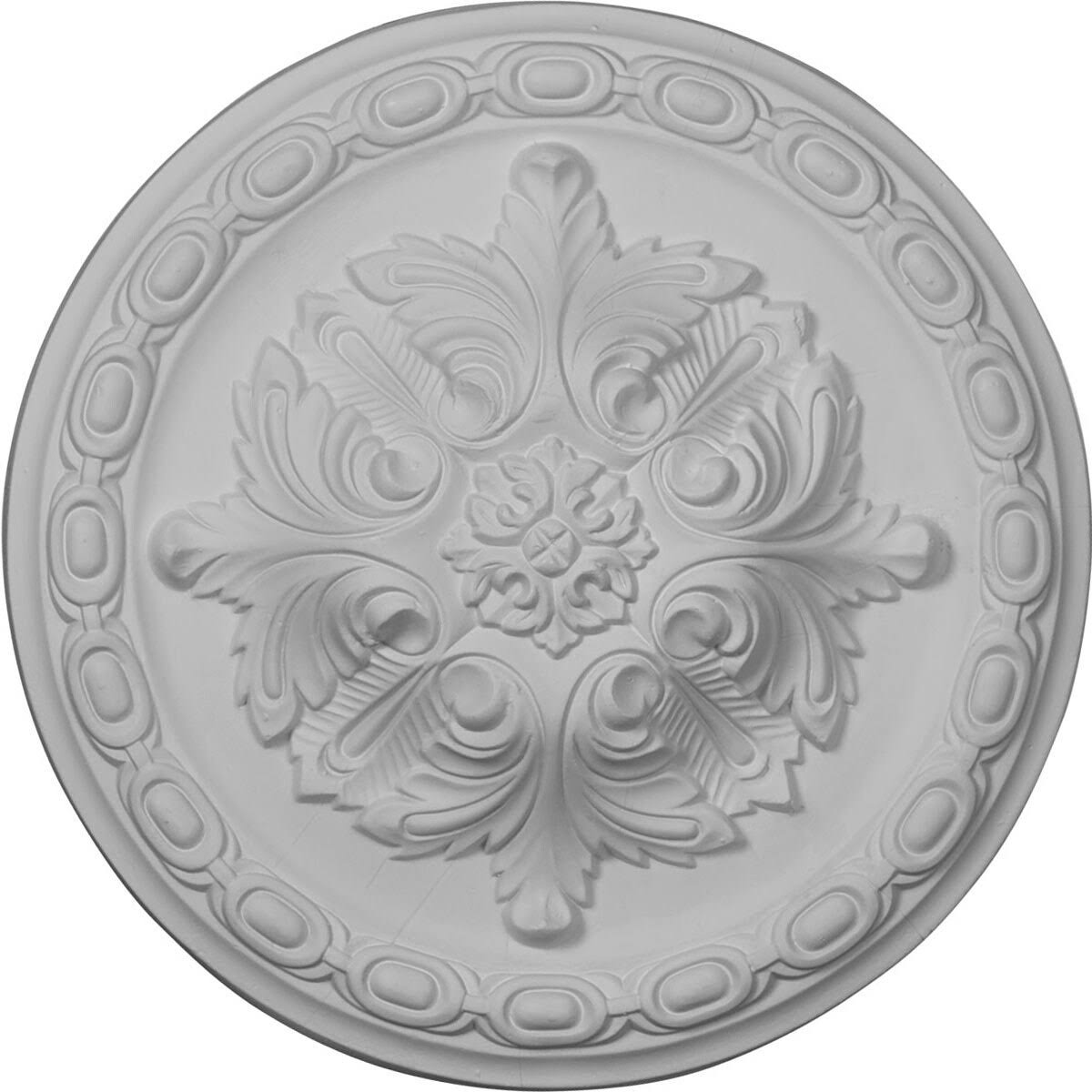 Hand-Painted Bronze Blue Patina Ceiling Medallion J336759
