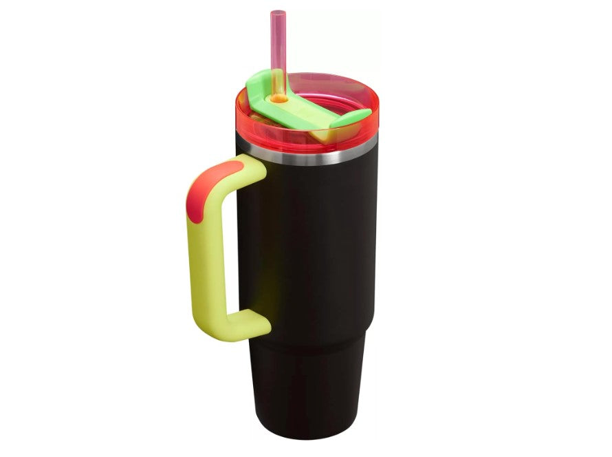 Black Neon Stainless Steel Tumbler 40oz M65219