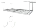 SafeRacks Combo Drop with 18 Piece Hook Accessory Pack - White U97787
