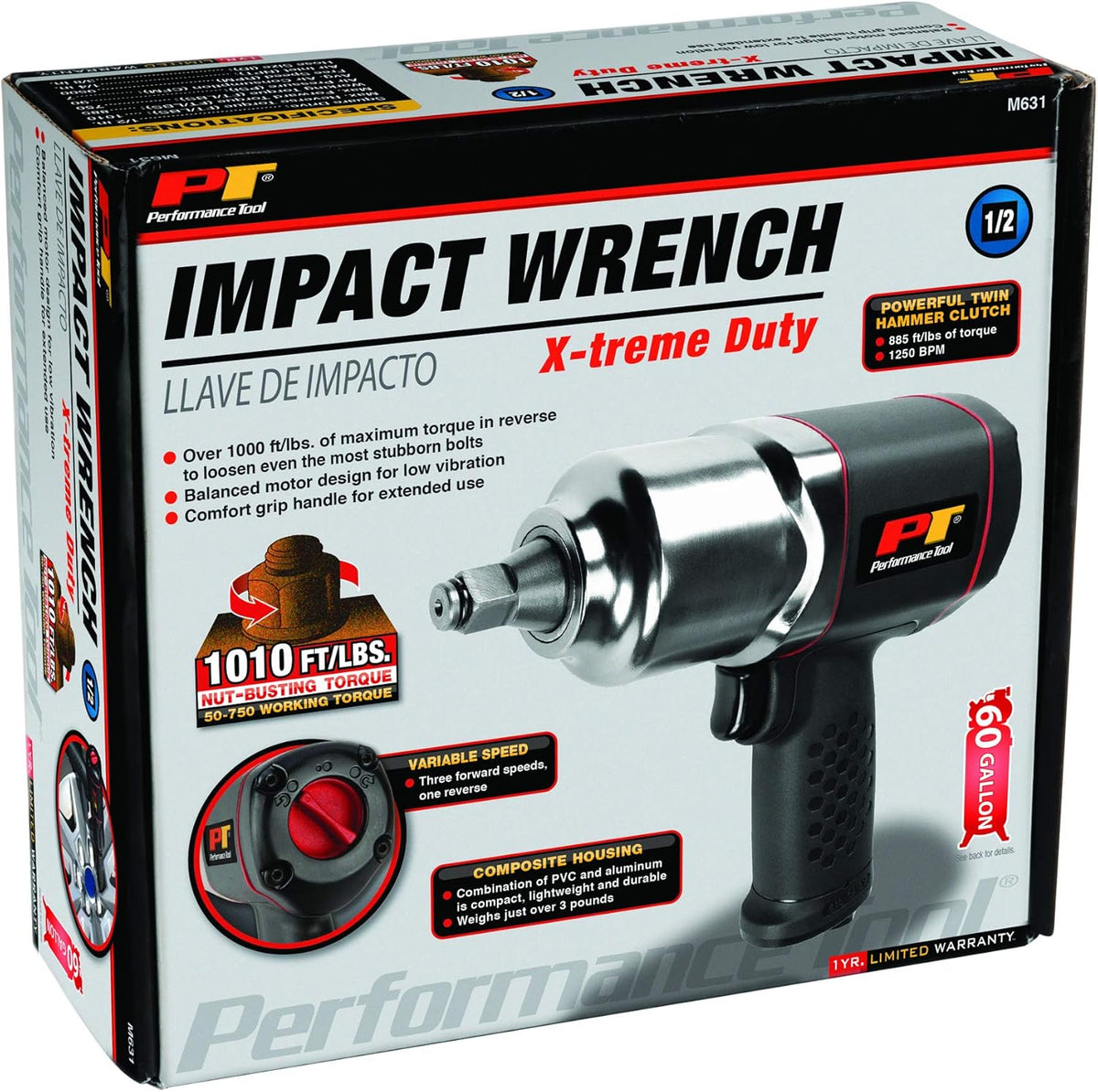 1/2-Inch Drive Impact Wrench Pack of 2 I3261