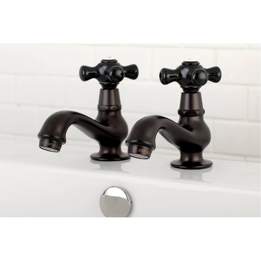 Polished Chrome Basin Tap Faucet with Cross Handle A990228