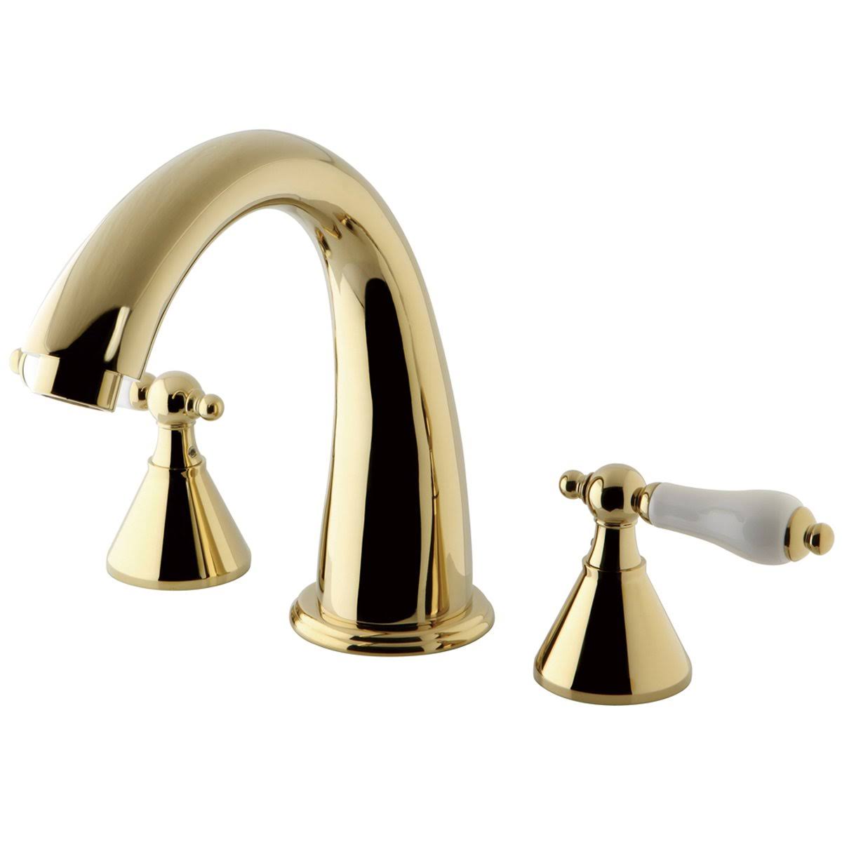 Oil Rubbed Bronze Two Handle Roman Tub Filler U547819