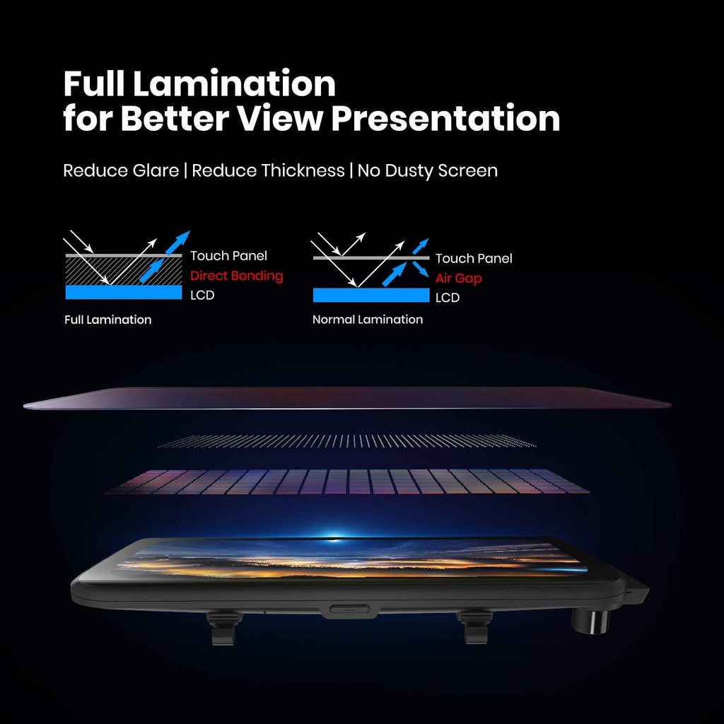 9.35'' Full Laminated Ultrathin Touch Screen Rear View Mirror Dash Cam F897