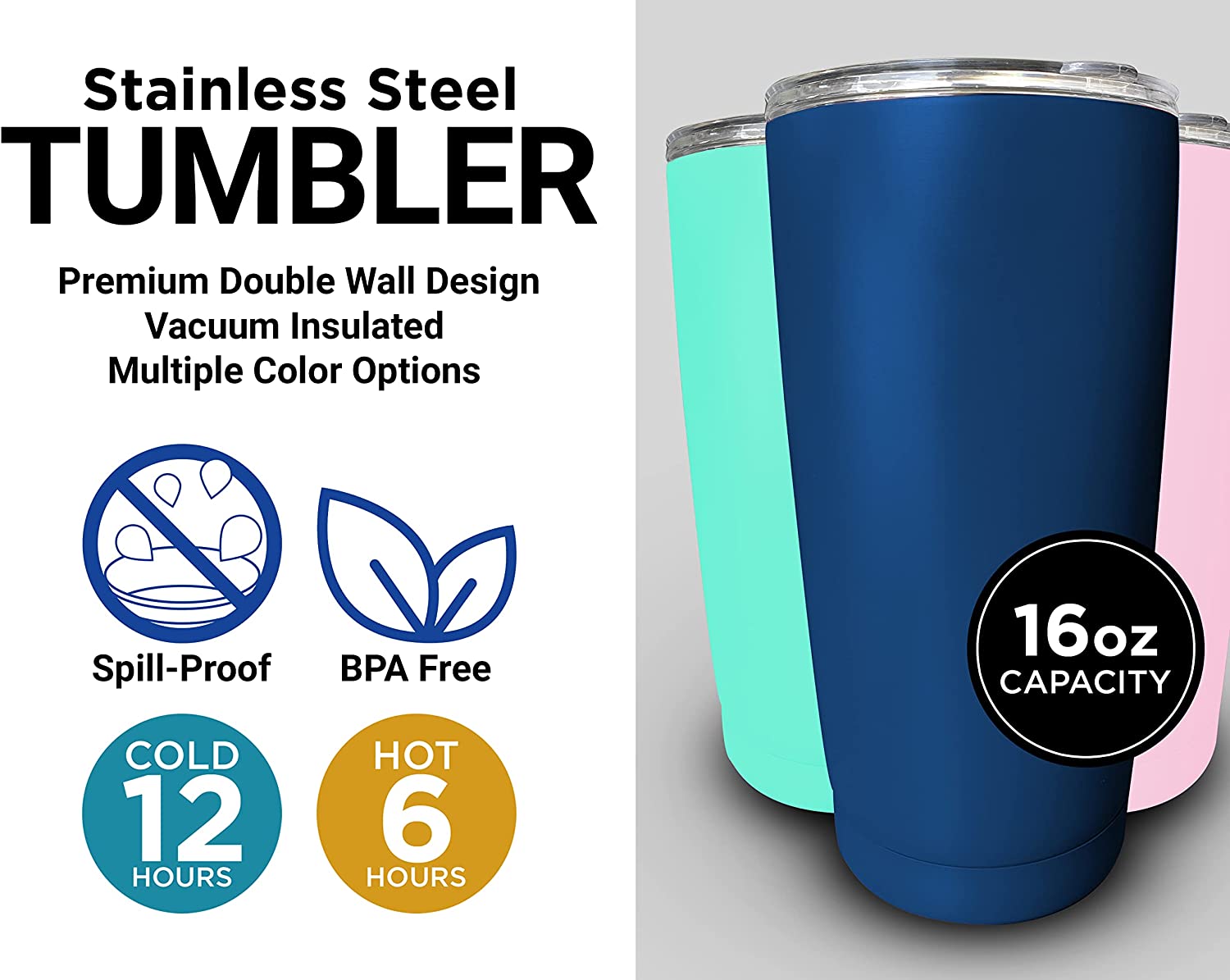 32 oz Engraved Insulated Double Wall Stainless Steel Water Bottle Tumbler T3154