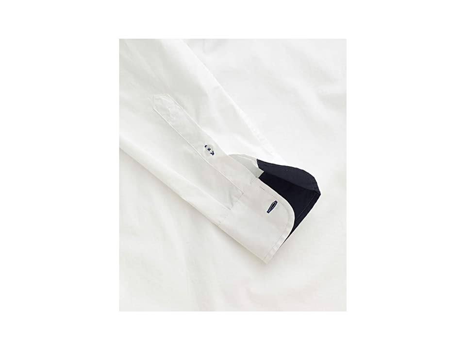 White Wrinkle Free Relaxed Fit Shirt V2070