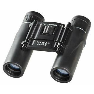 10 x 25 Black Roof Prism Binoculars H6489