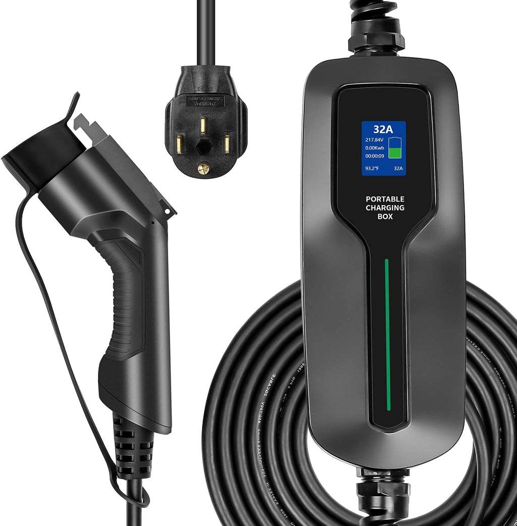 Level 2 EV Charger 32A 220-240V NEMA 14-50 Plug SAE J1772 25ft G73780