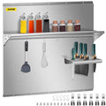 36 x 30.7 in. Stainless Steel Range Backsplash with Shelf V77404