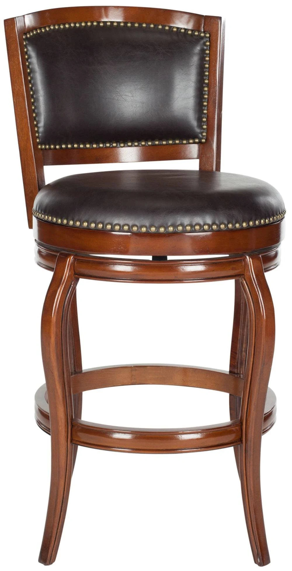 Espresso Brown Swivel Bar Stool O916002