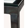 White Parsons Console Table with Quartz Top G39491