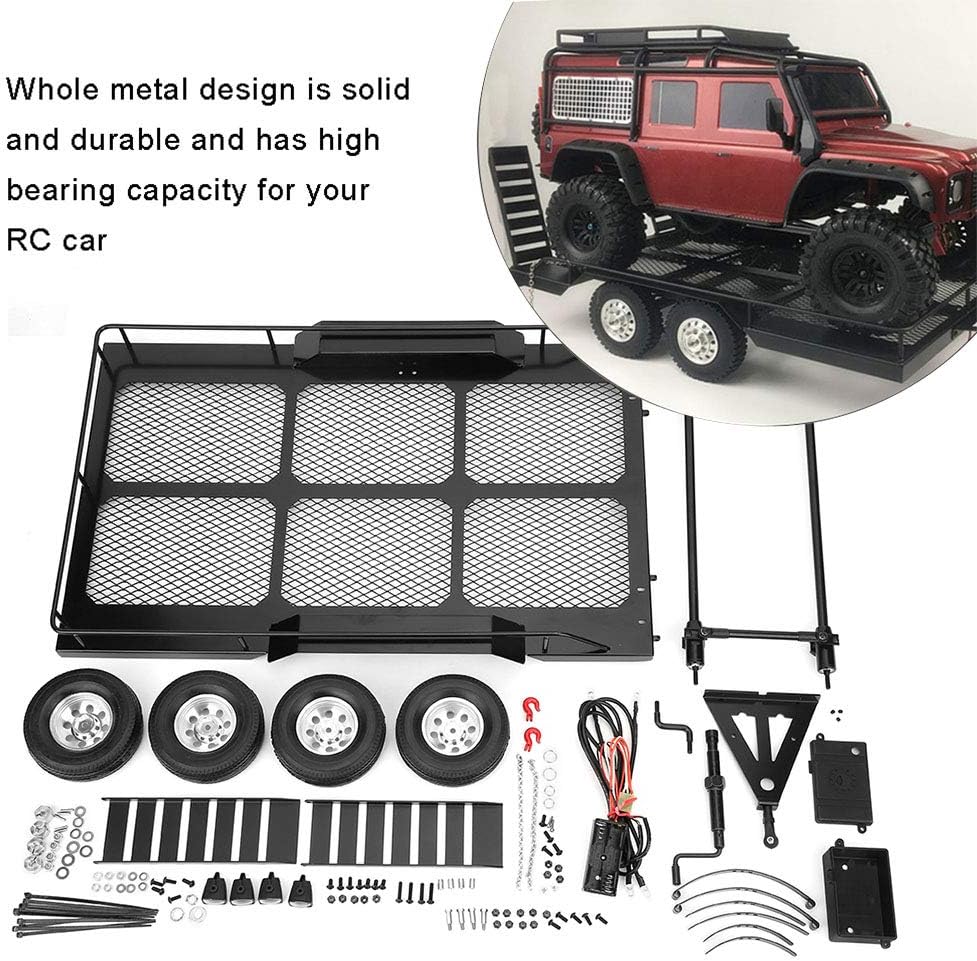 1/10 Scale Heavy-Duty RC Trailer G28255