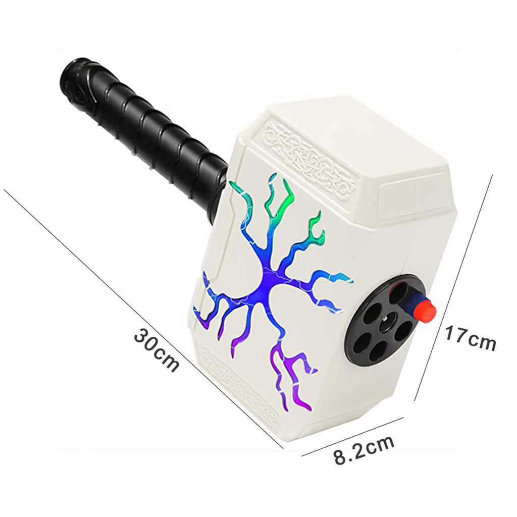 Thor Battle Hammer Toy Shooting Game Soft Bullet I637