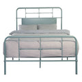 Emerald Green Queen Metal Bed X32684