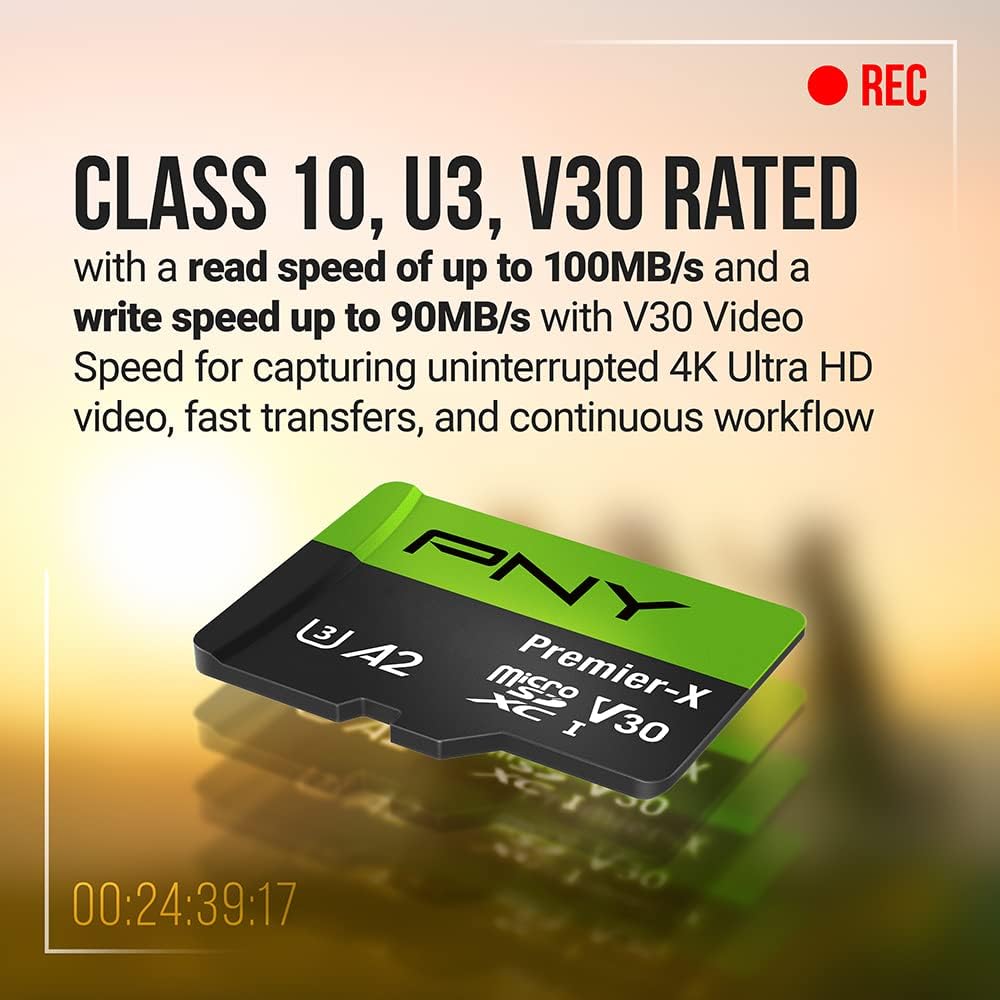 512GB U3 V30 microSDXC Flash Memory Card Pack of 2 J8921