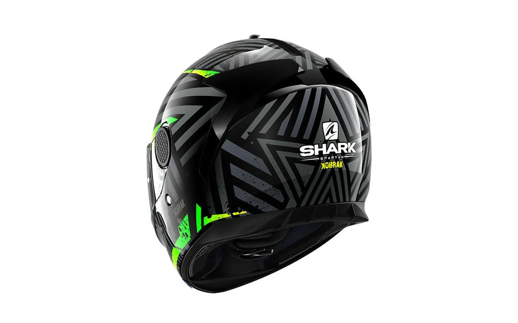 Black Yellow Green Helmet G536048