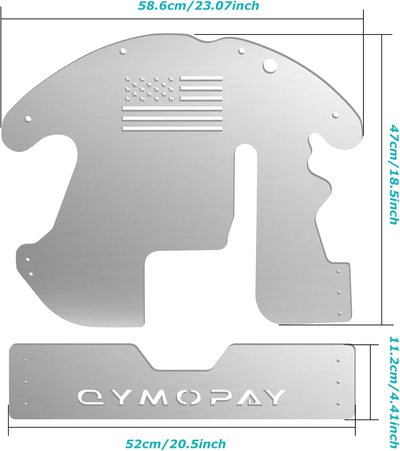 Catalytic Converter Protection Shield Aluminum Replacement Parts U383