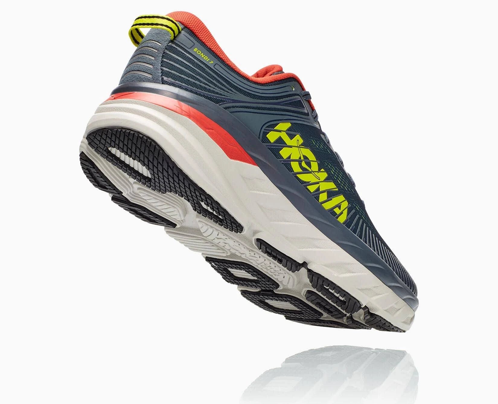 Men's Bondi 7 Turbulence Chili Shoes E738