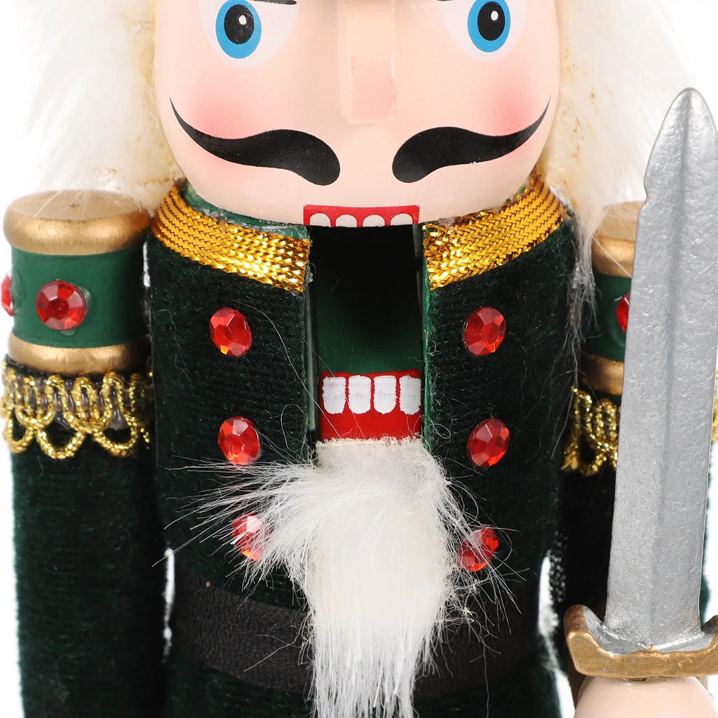 Walnut Wooden Nutcracker Doll Christmas Decorations N279